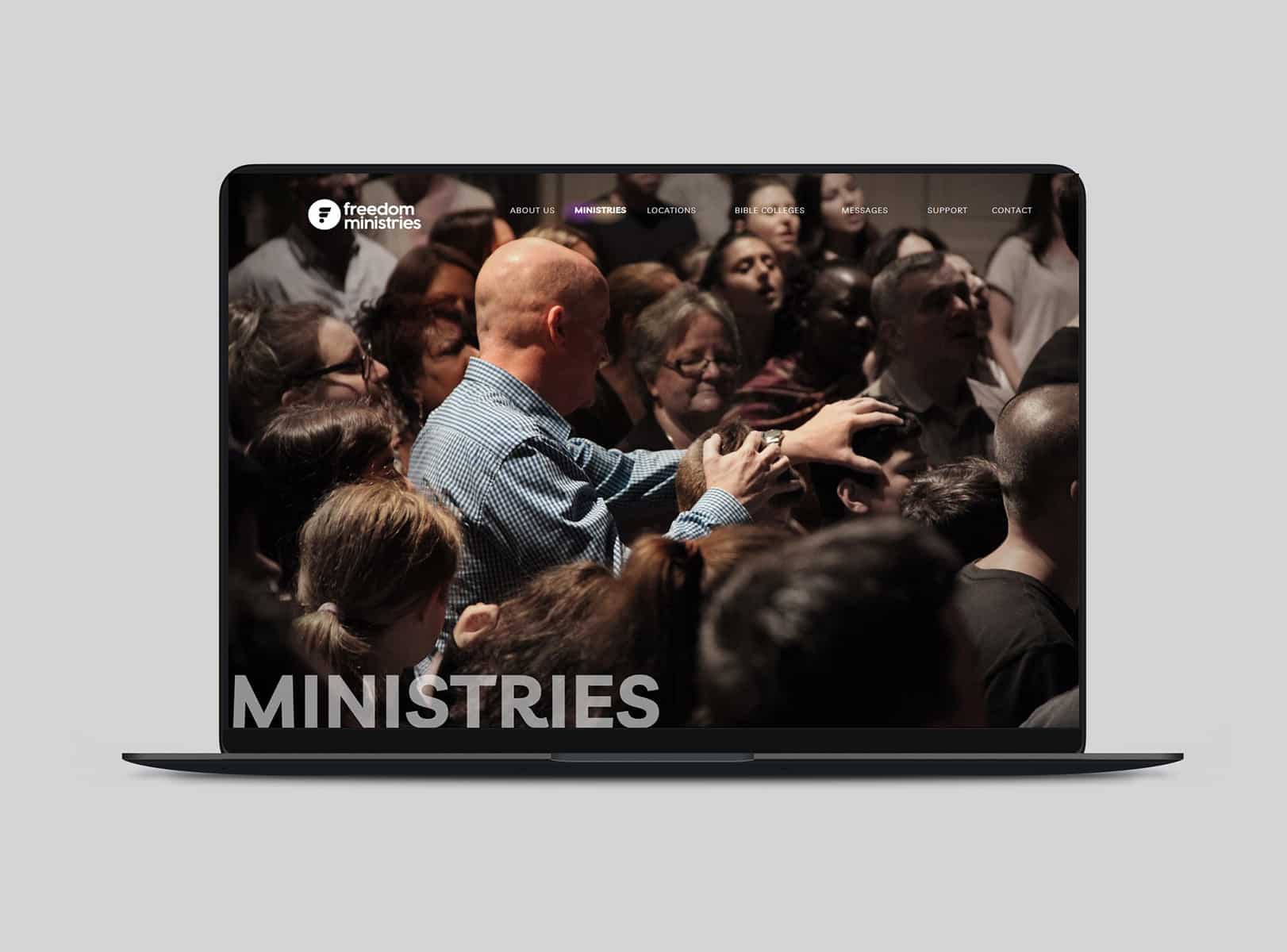 Freedom-Ministries website design 3